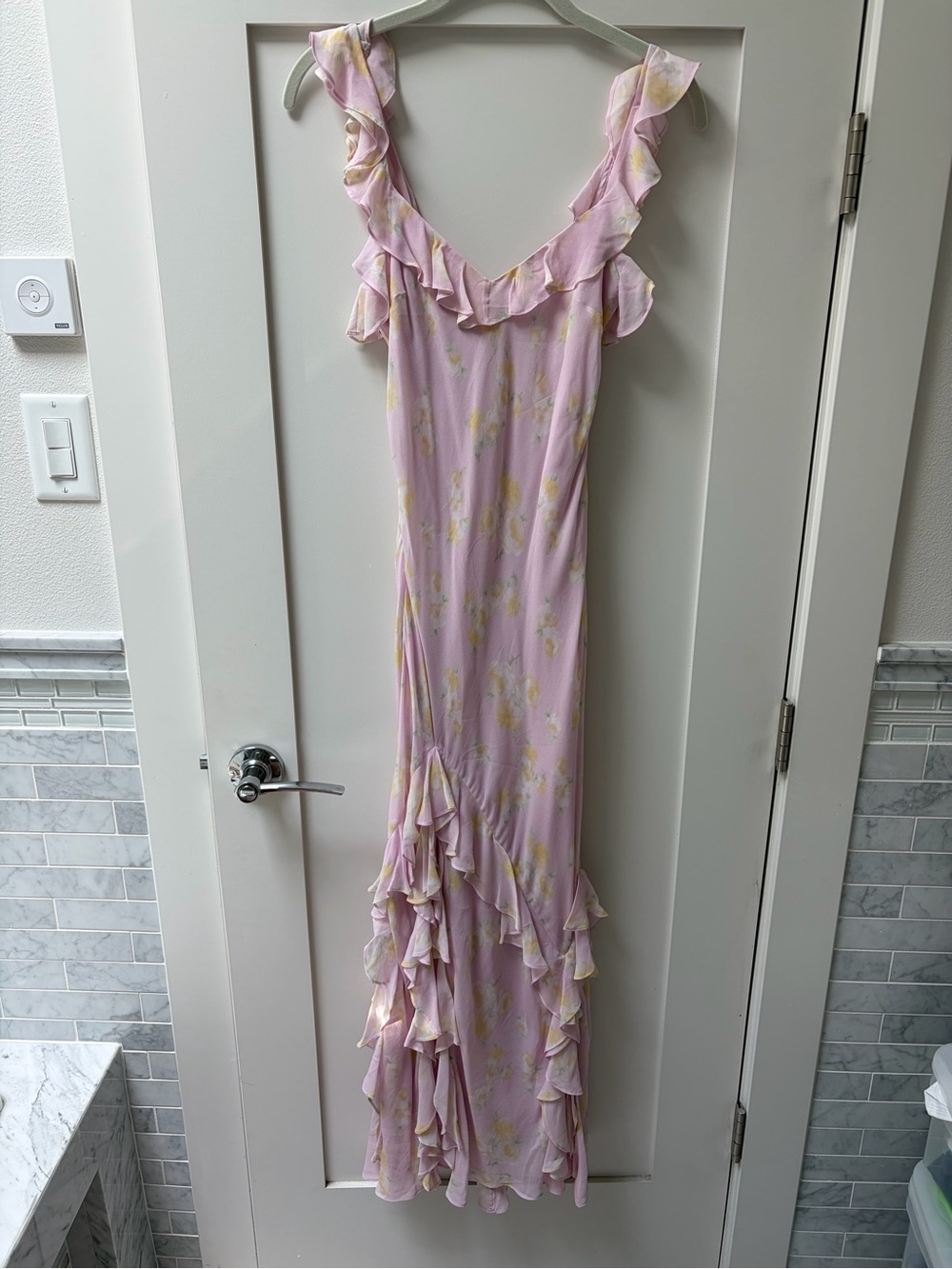 NWT LoveShackFancy Rosalina floral dress - Picture 6 of 10